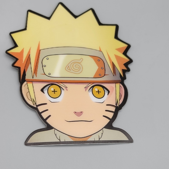 Naruto & Kakashi Holographic Lenticular Anime Decal, Waterproof Peeker Stickers - Picture 6 of 11